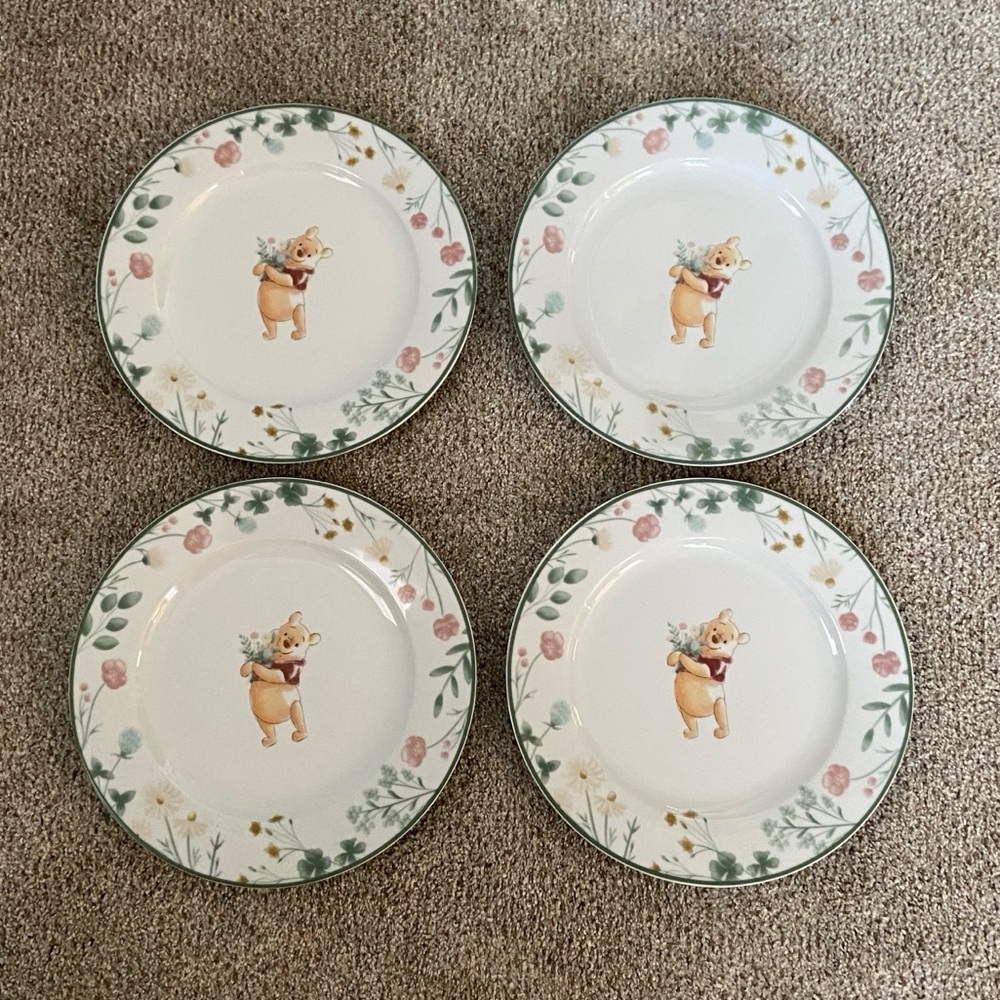 Winnie the Pooh Dinner plates - Set of 4 - Picture 4 of 7